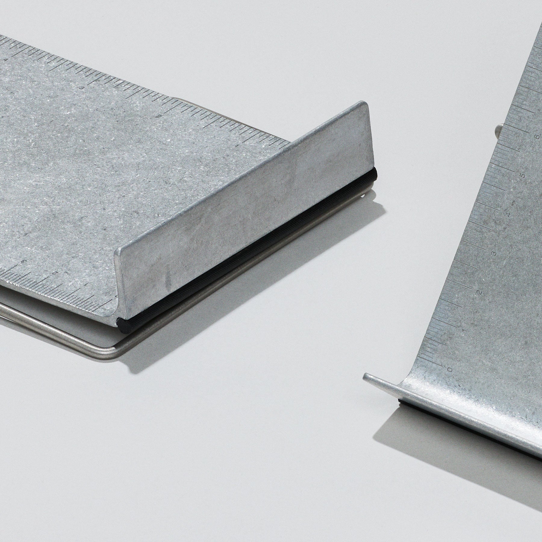 Ruled Bookstand - Silver raw