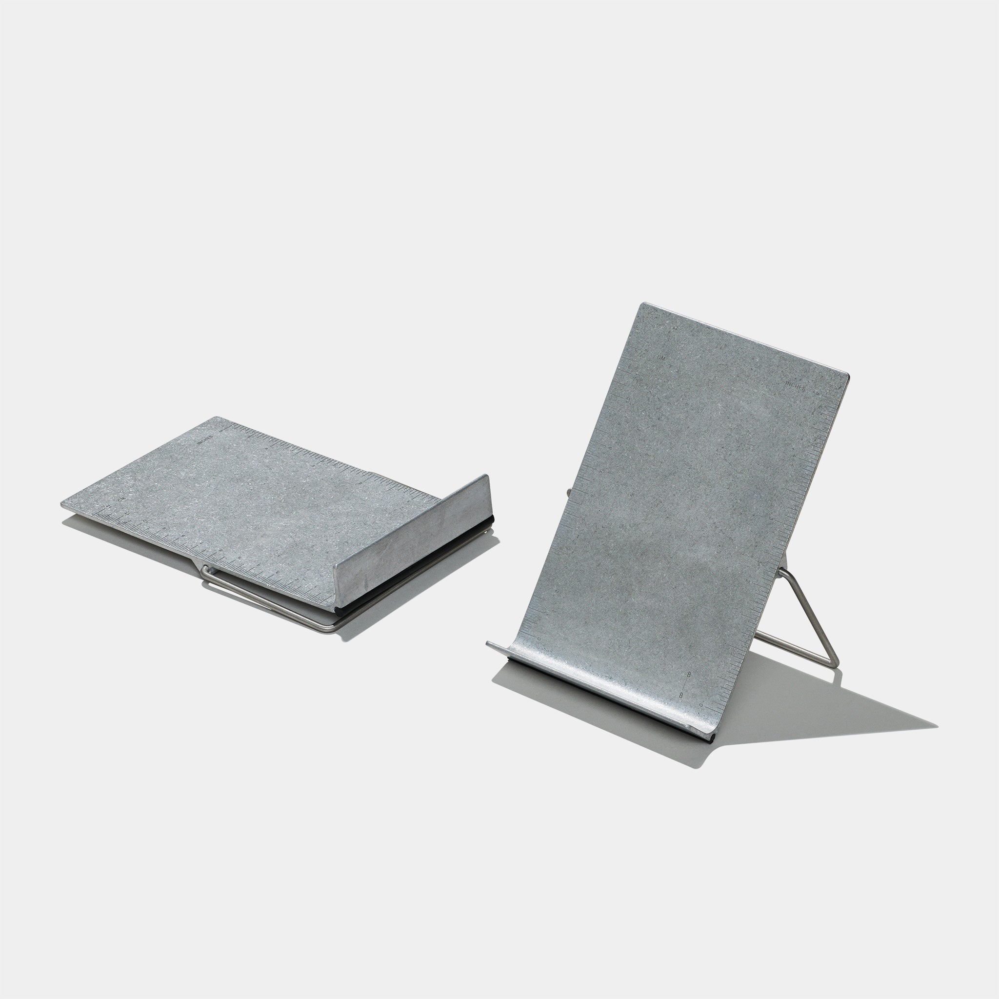 Ruled Bookstand - Silver raw