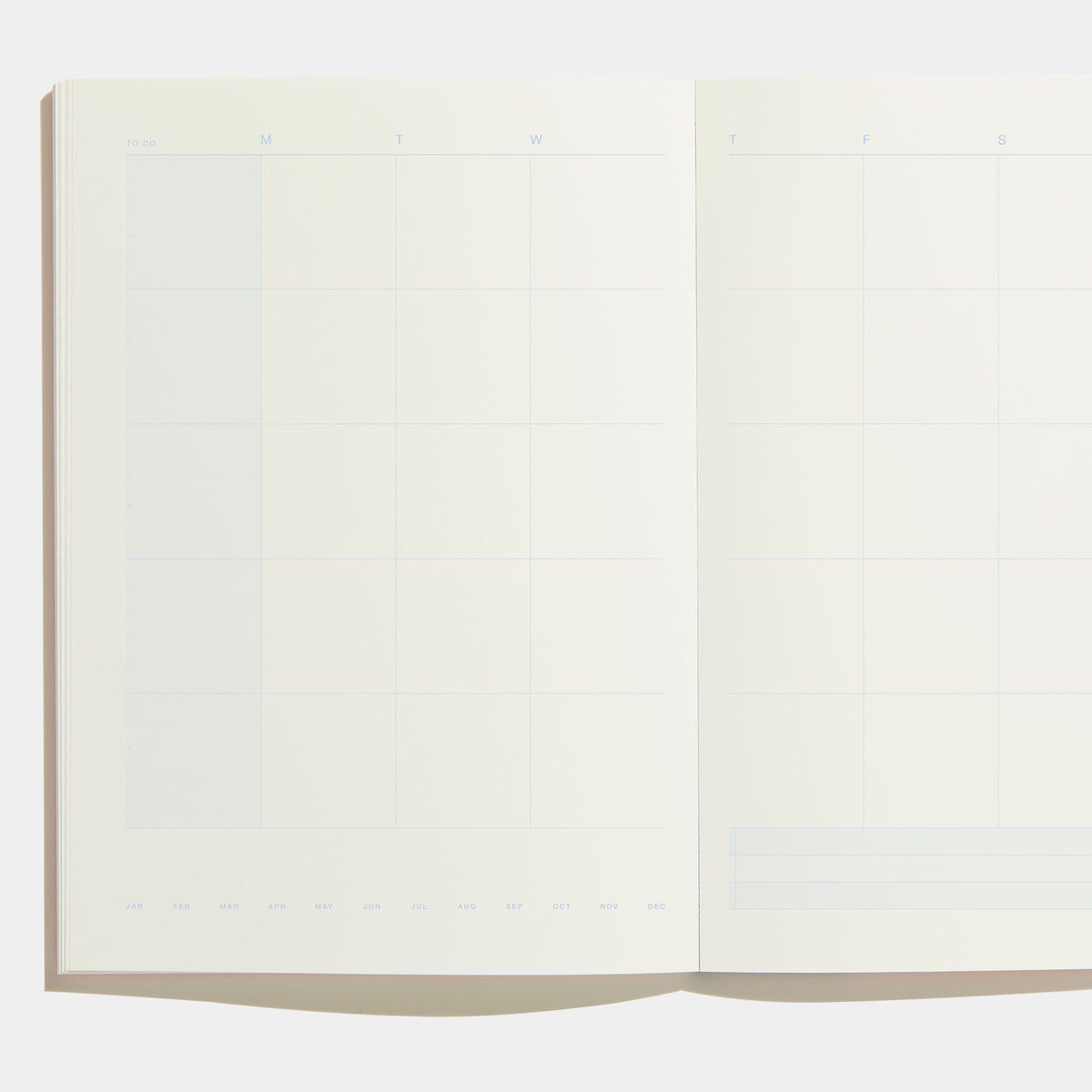 One Year Planner — Coral_White